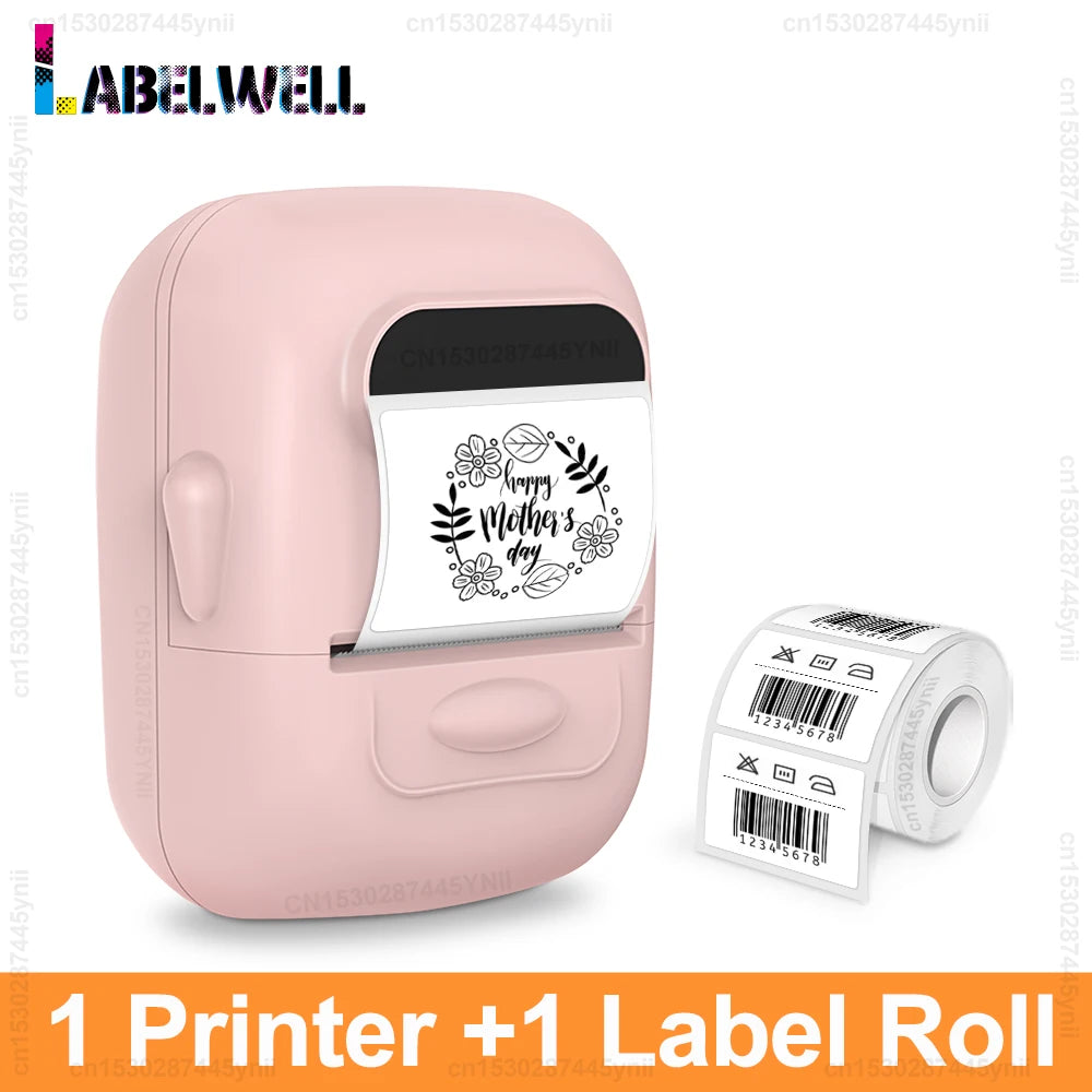P50 Adhesive Label Printer Similar as M110 Marklife P50 E210 Label Machine Inkless Thermal Label Maker Or 1PK P50 Label Sticker