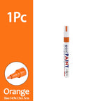 1/3/6/12Pcs Colorful Permanent Paint Marker Waterproof White Markers Tire Tread Rubber Fabric Paint Metal Paint Marker Pens