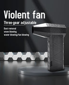 Powerful Turbo Air Blower 130000RPM Cordless Dust Cleaner With 4000mAh Battery, 3 Speed Levels, Magnetic Nozzle For Home