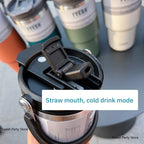 Tyeso 600/750/900/1050/1200ML Stainless Steel Thermos Bottle Car Coffee Cup Sports Water Bottles Keeps Cold and Heat Thermal Mug