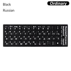 Spanish English Russian Arabic French Luminous Keyboard Stickers For Laptop PC Desktop Key Board Night Light Dustproof Sticker