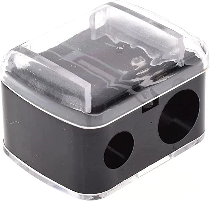 1 Pc Women Ladies Double Holes Sharpener Pencil Sharpeners For Cosmetic Brushes Eyeliner Pencil Makeup Pencils Wholesale