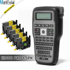 E1000 PRO Portable Label Printer 203dpi Compatible for Brother TZe231 HSE231 FX231 6-12mm Label Maker Machine Industrial Labeler
