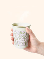 60pcs Disposable Paper Cups Thickened Food-grade High-temperature Coffee Cups Home Party Teacup Picnic Portable Water Cups