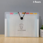 ♥A4 Multi-layer Student Insert Exam Organizer, Accordion Folder For Subject Classification, Exam File Storage Bag
