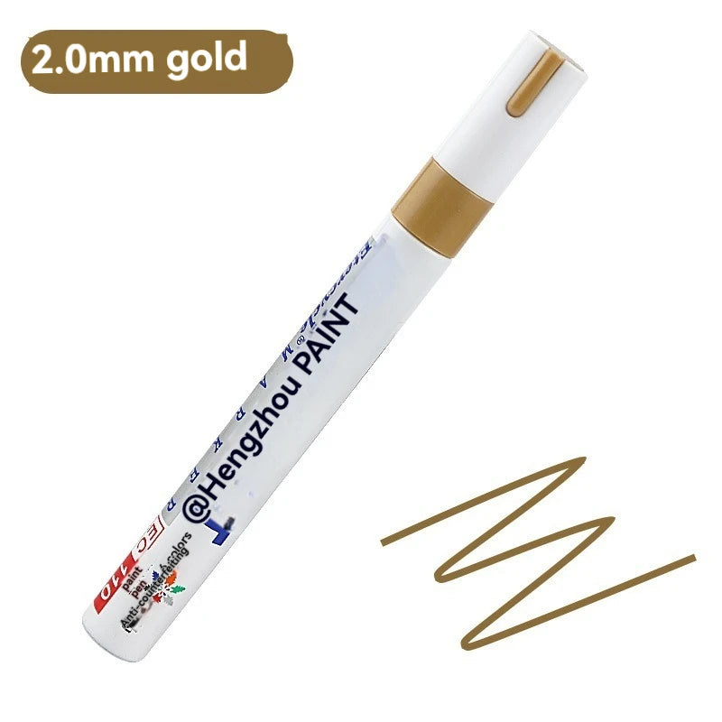 1/3/6/12 Colors Permanent Paint Marker White/Gold/silver Markers for Car Tire Tread Rubber Fabric Paint Metal Paint Marker Pens