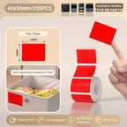 NIIMBOT B21/B203/B3S Label Machine Printing Paper Self Adhesive Label Waterproof Oil Resistant Tear Resistant Label