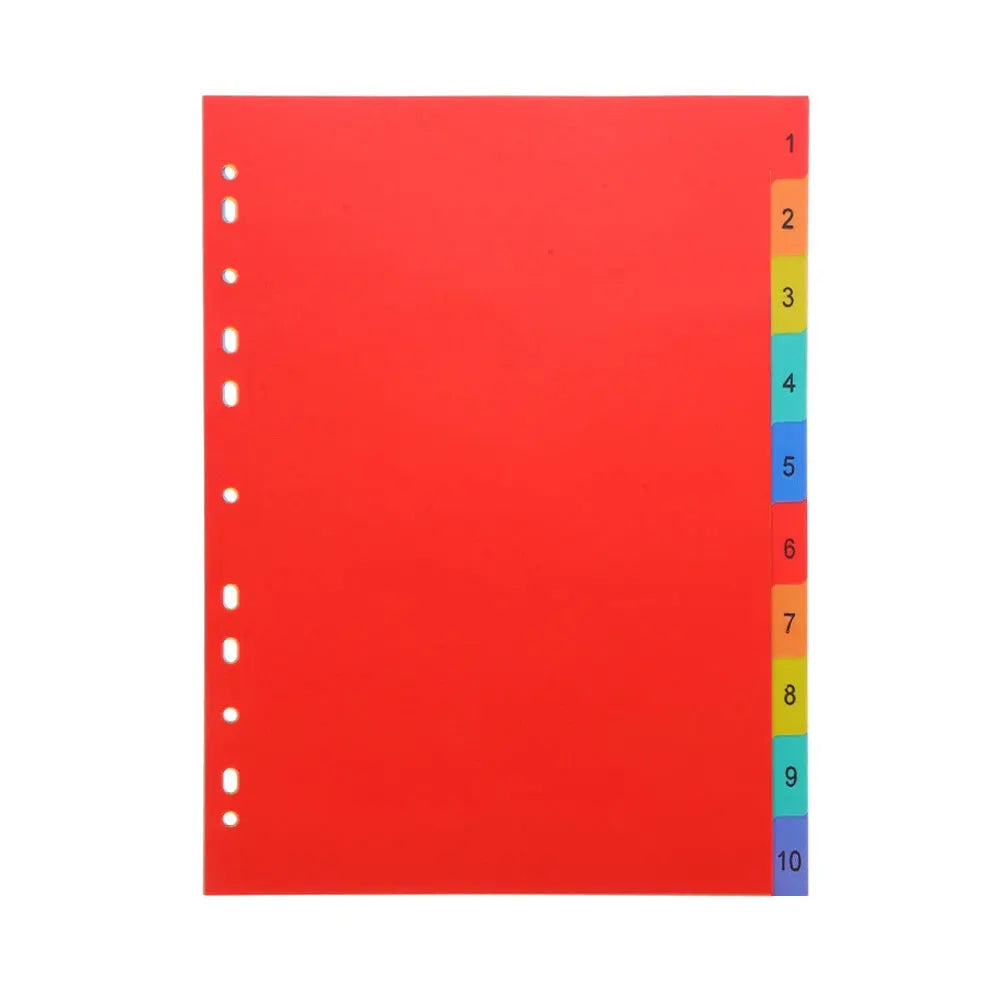 10/21 PCS Binder Dividers, Number 1-10, Letter A-YZ Label Notebook Dividers, Suitable for 2/3/4/11 Ring Binders.