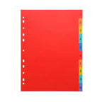 10/21 PCS Binder Dividers, Number 1-10, Letter A-YZ Label Notebook Dividers, Suitable for 2/3/4/11 Ring Binders.