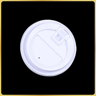 50pcs/pack Disposable Matte Black Coffee Paper Cup Hot Drinking Cup Double Layer Thickened Hollow Cup Accept Customization