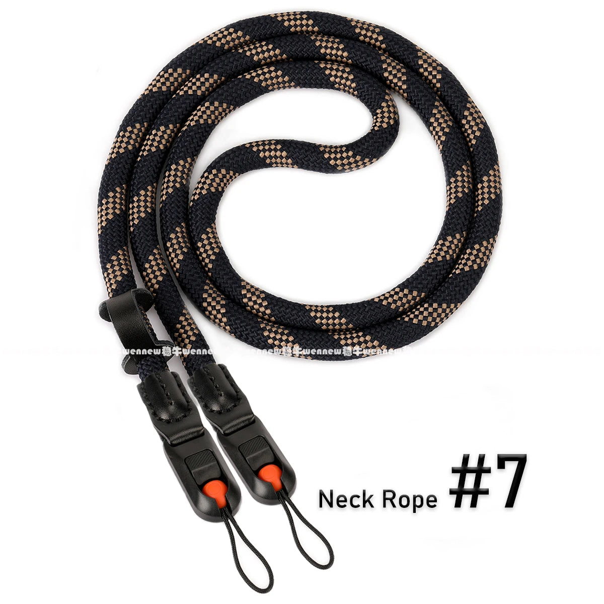 Quick Release Beads Round Rope Camera Shoulder Strap Lanyard for Canon Nikon Panasonic Sony Fujifilm Neck Strap Wrist Strap