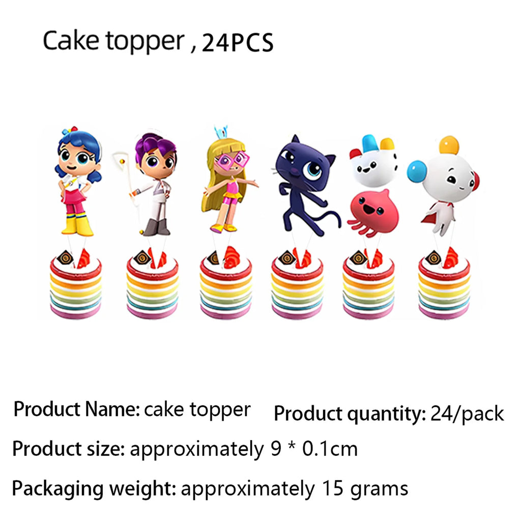 True Rainbow Kingdoms Birthday Party Decoration Disposable Tableware Balloons Paper Plate Napkins kids Baby Shower Supplies