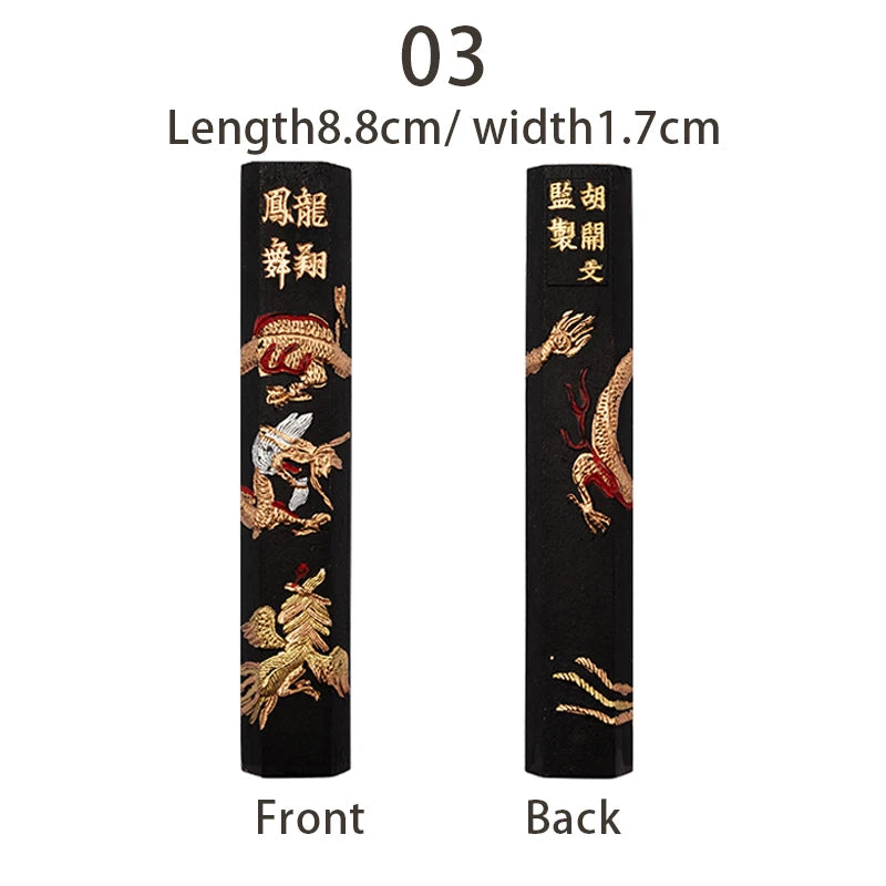 Chinese Calligraphy Ink Stone Handmade Ink Stick for Calligraphy and Painting Ink Bar Brush Painting Paint Calligraphy Ink Block