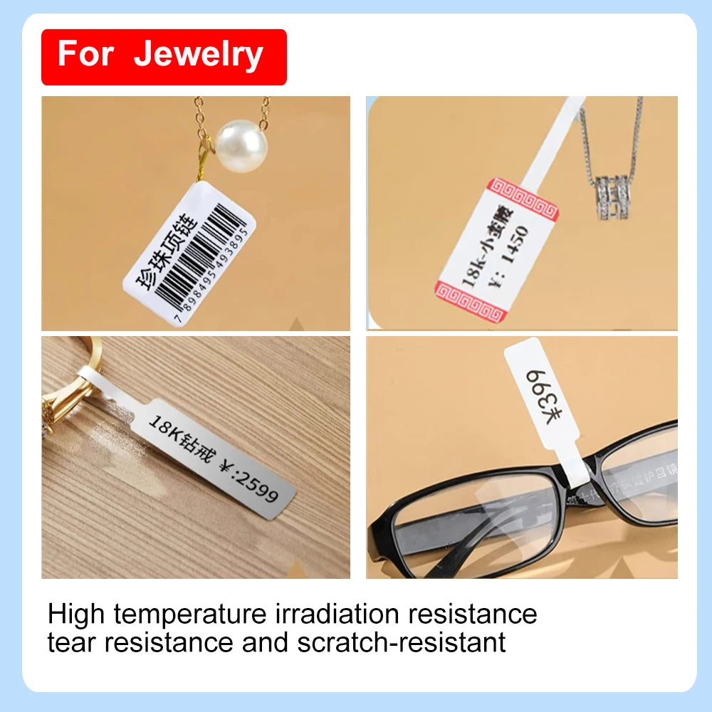 Niimbot N1/B18 Thermal Transfer Label Printer Label Maker with Black Ribbon Paper Tag Sticker for Home Office Jewelry Garden