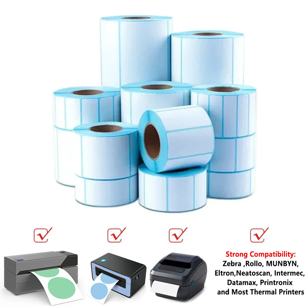 700 Labels Per Roll 60×40Mm (2.36×1.57Inch) Direct Thermal Labels Shipping Barcode Stickers Price Tag Self Adhesive Shipping