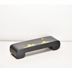 She Yan Water Wave Chinese Ink Stick Bed Natural Stone Stamp Holder Rest for Chinese Calligraphy Decoration Supply