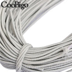 5 Meters 1mm 2mm 3mm Round Elastics Bungee Shock Cord Elastic Rope Rubber Band Strap String Cordon Shoelaces Sewing Accessories