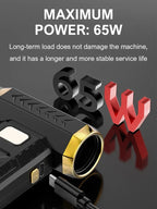 2026 New 1000000RPM Turbo Jet Blower 2in1 Super Powerful Air Blower Vacuum Dust Cleaner USB Rechargeable 65m/s Violent Blower