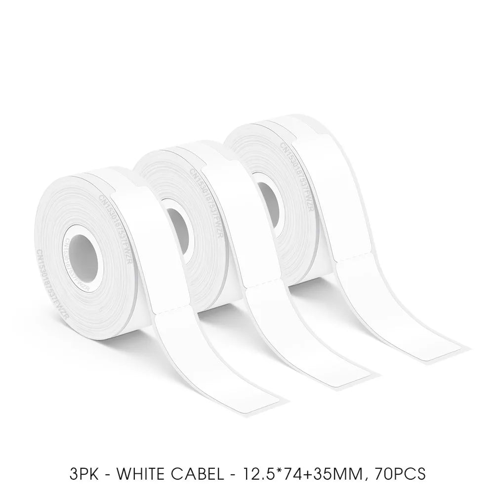 P15 Thermal Label Printer Similar as Marklife P15 P12 Mini Label Maker Portable Sticker Label Machine or 3PK 12mm Label Paper