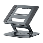 Laptop Stand 360° Rotatable Notebook Holder Liftable Desk Riser Stand Aluminum Alloy Stand Compatible With 9.7-17.3 Inch Laptops