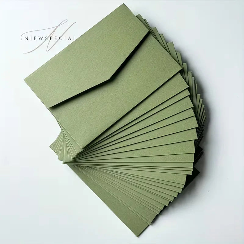 5pcs 18x13cm Pink Envelopes for Wedding Invitation Birthday Anniversary Thick Tri-Fold Envelope Greeting Card Pocket Envelope