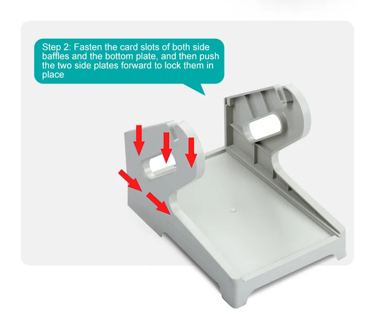 Label Holder for 4x6 Shipping Labels Printer Rolls and Fanfold Labels 2 in 1 Work for Desktop Themal Label Sticker