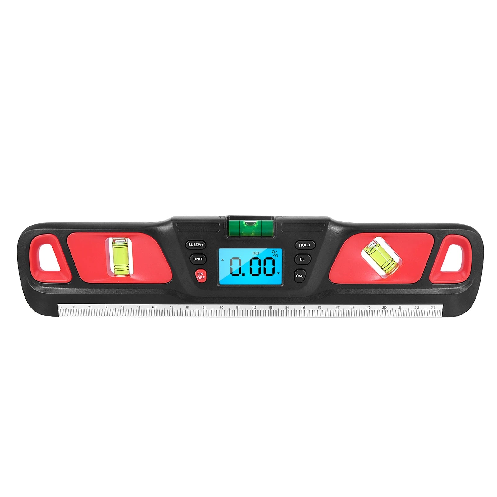 Digital Level Inclinometer Electronic LED Display Protractor Magnetic Base Digital Level Measuring Tool Instrument 280mm HW-200