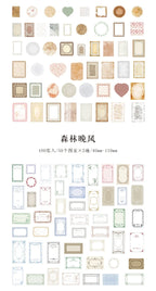 Journamm 100pcs/pack Creative Memo Pads Set DIY Scrapbooking School Supplies Collage Stationery Junk Journal Vintage Notes Paper