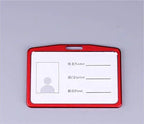 Aluminum Alloy Card Cover Case Women Men Work Name Bank ID Card Holders Business Badge Case Credit Card Badge Case Bag Pouch