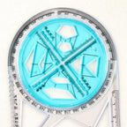 Rotary Multi-function Geometric Drawing Ruler Protractor Learning Measuring Tool Creative Stationery Gift School Office Supplies