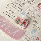 200Pcs/Roll New Kitten Label Sticker DIY Scrapbooks Cartoon Index Tabs Removable Gift Classification Tags Student Supplies