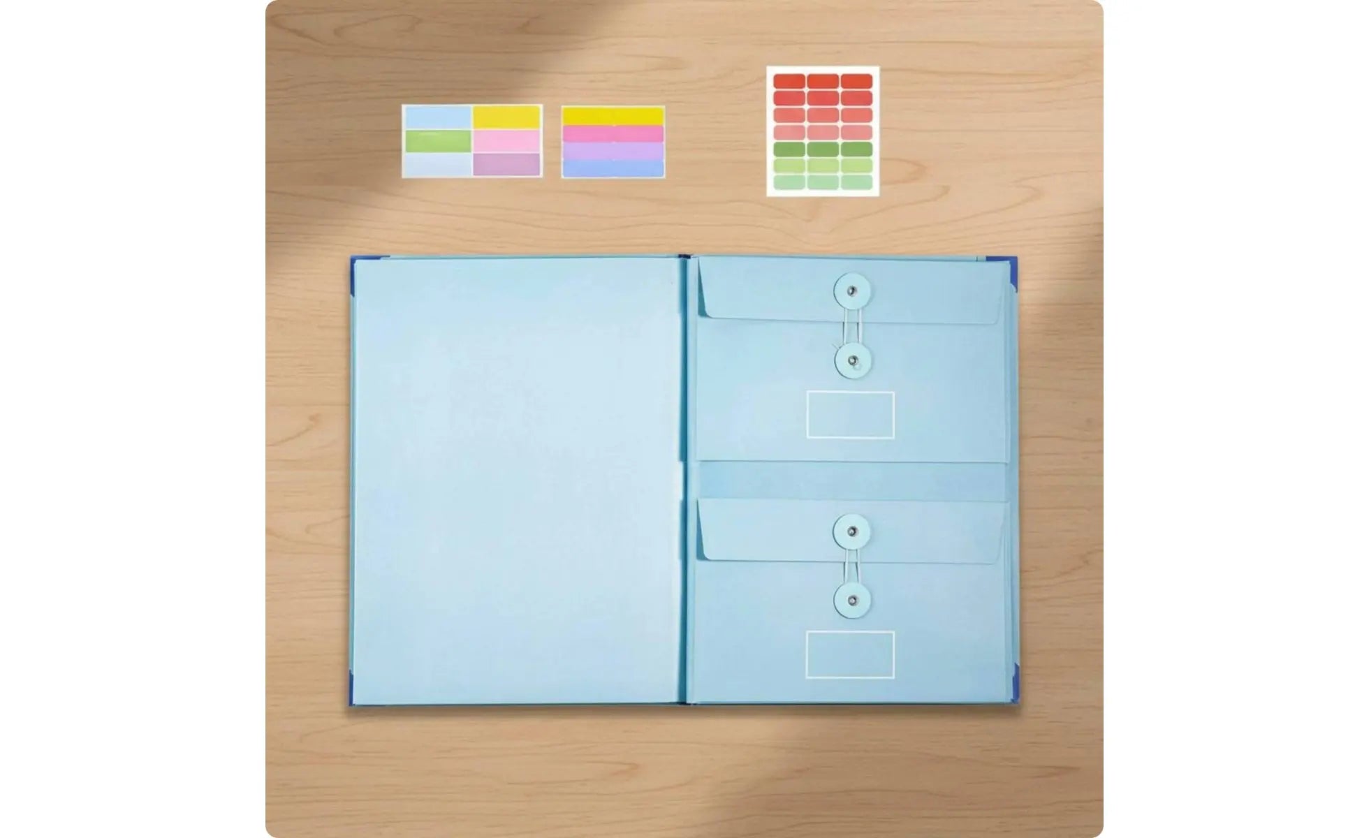 Manila Pocket Binder Expandable Accordion File Folder Expanding File Folder Easy to Organize Expanding Document Organizer