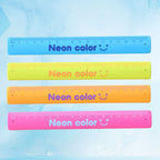 4Pcs 180Mm Flexible Silicone Ruler Bracelet Kids Measure Tool Foldable Pocket Pencil Box Wristband Learning Aid Birthday Gift