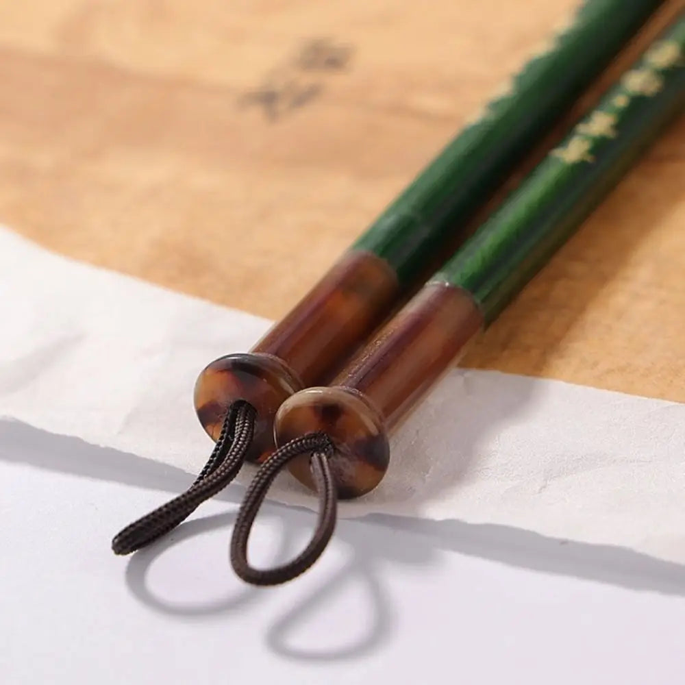 Traditional Chinese Calligraphy Brush Oil Painting Wolf Hair Scriptures Writing Brush Oil Watercolor Wood Art Paint Brush