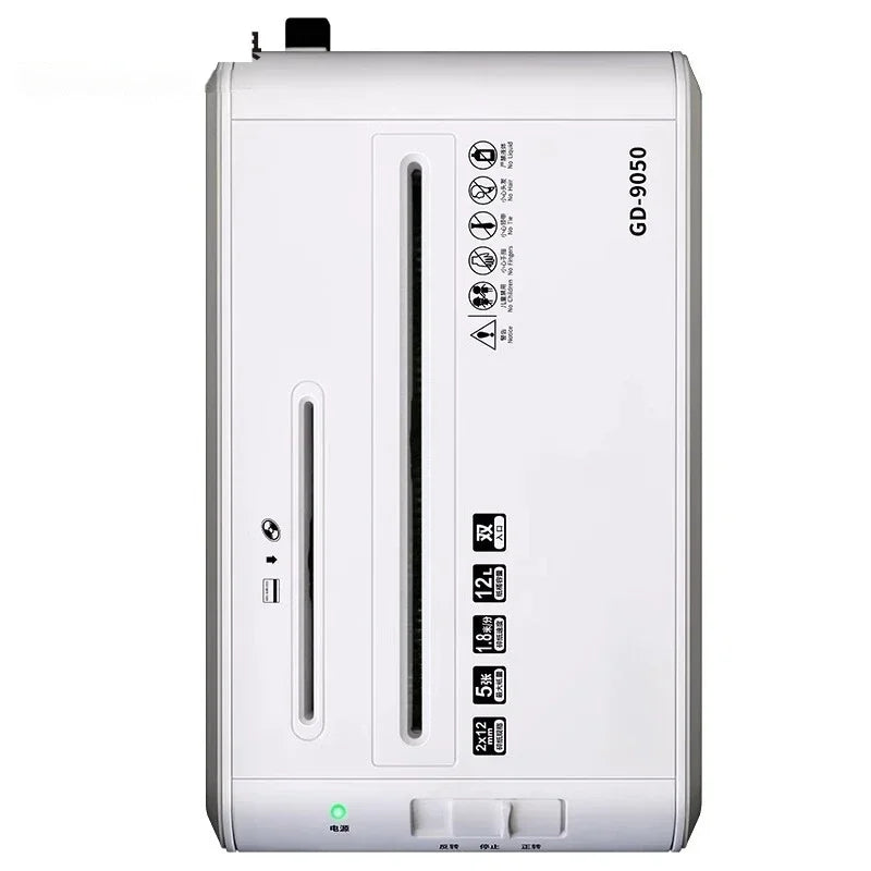 220v Electric GD-9050 Shredder Office Automatic Home Granular Electric Power Commercial Convenient Desktop 5 Level Security Crus