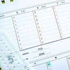 Manual Templates for Planning Calendar Reusable Dot Grid Handmade Flexible Record Template Transparent Flexible Journal Stencils
