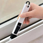 1PCS Portable Cleaning Brush Multifunctional Door and Window Keyboard Groove Cleaner Dust Shovel Window Rail Cleaning Tool
