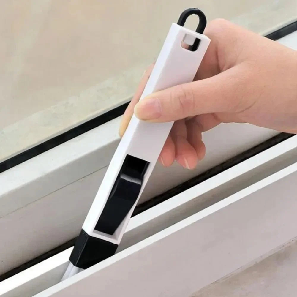 1PCS Portable Cleaning Brush Multifunctional Door and Window Keyboard Groove Cleaner Dust Shovel Window Rail Cleaning Tool