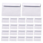 100Pcs White Confidential Envelopes Security Print Long-Lasting Paper Versatile Use Business Legal Letters Cash Storage Secure
