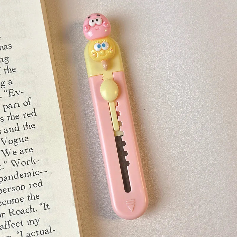 1Pc Creative Art Knife Cute Cartoon Express Delivery Artifact Portable Paper Cutter Hand Account Knife Letter Opener Sword