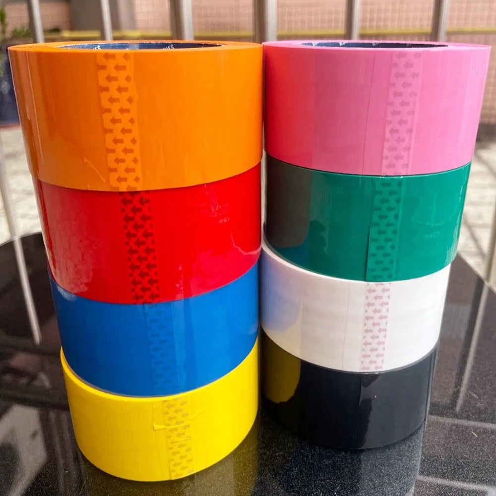 Premium BOPP Packaging Tape 2"x110yd Heavy Duty Waterproof Tear-Resistant Strong Adhesive for Carton Boxes Sealing Multicolor