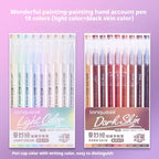105Color Hand Account Gel Pen Languo Morandi Retro Pen Large-Capacity Color Handbook Pen For Student Painting Graffiti Writting