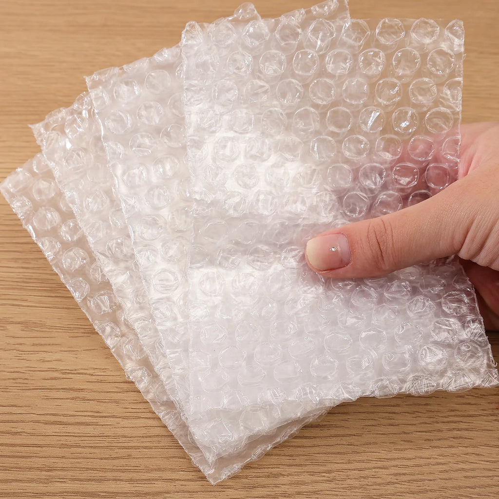 20/60/100PCS Bubble Cushion Wrap Bags Bulk Transparent Double Wall Bubble Wrap Pouches Shockproof Clear Shipping Packing Bags