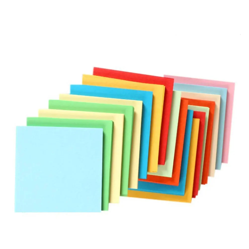 500Pcs 7Cm Colorful Folding Paper Hand Craft Sheets Eco Friendly Premium Paper for Kids Art Craft Stationery Bags Home Decor