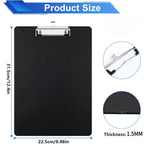 1/2pcs A4 Clipboard, Clipboard Folder, Writing Board with Binder Clip, Metal Clip, Suitable for Notes, Documents, and Drawings