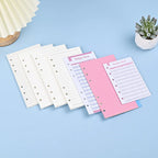 A6 A5 Loose Leaf Notebook Refill Spiral Binder Inner Page Line Dot Grid Inside Paper Stationery