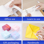 10M White Double Sided Tape Ultra-thin High-adhesive Super Strong Hand Tearable Tape 5-40mm Wide for Crafting And Packaging