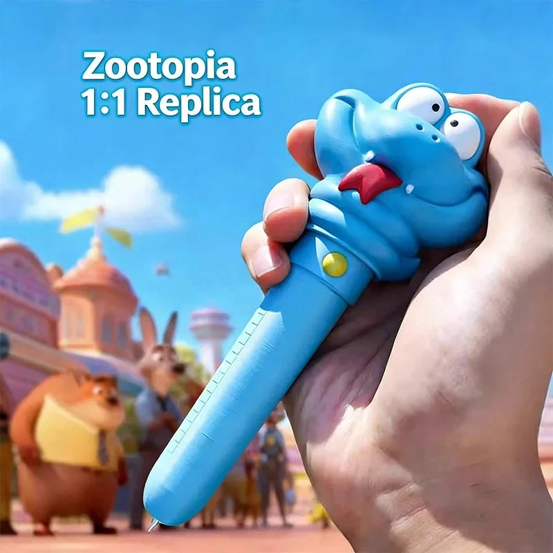  Disney Zootopia Trendy Judy Carrot-Shaped 2-in-1 Voice Recorder Pen& Gary Pen Snake Writing  Serum Pen Peripherl New Year Gift