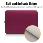 Shockproof Laptop Sleeve Portable Notebook Protective Bag for 12 13 14 15 15.6 Inch Tablet Laptop Lightweight Carry Case Cover