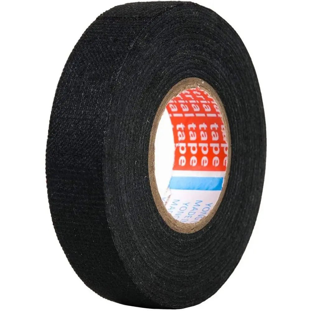 15/25M Width 9/15/19/25/32MM Wrapping Tape Cable Fixed Automotive Heat-resistant Wire Harness Tape Adhesive Cloth Fabric